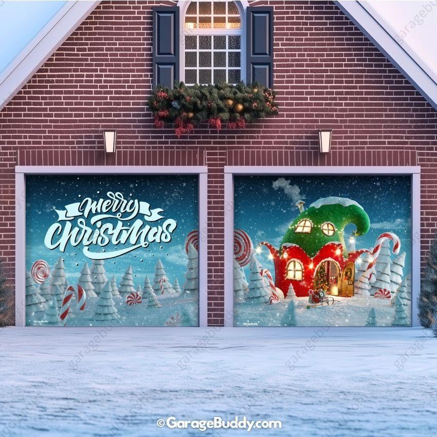 Christmas Wonderland | Christmas Garage Door Cover - Image 10