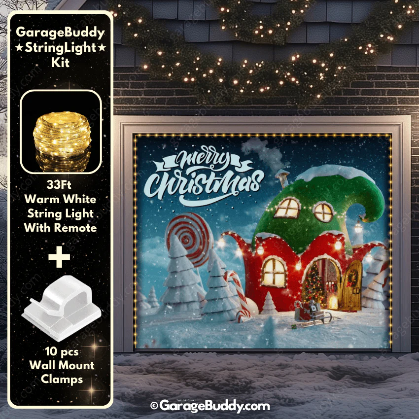 Christmas Wonderland | Christmas Garage Door Cover - Image 11