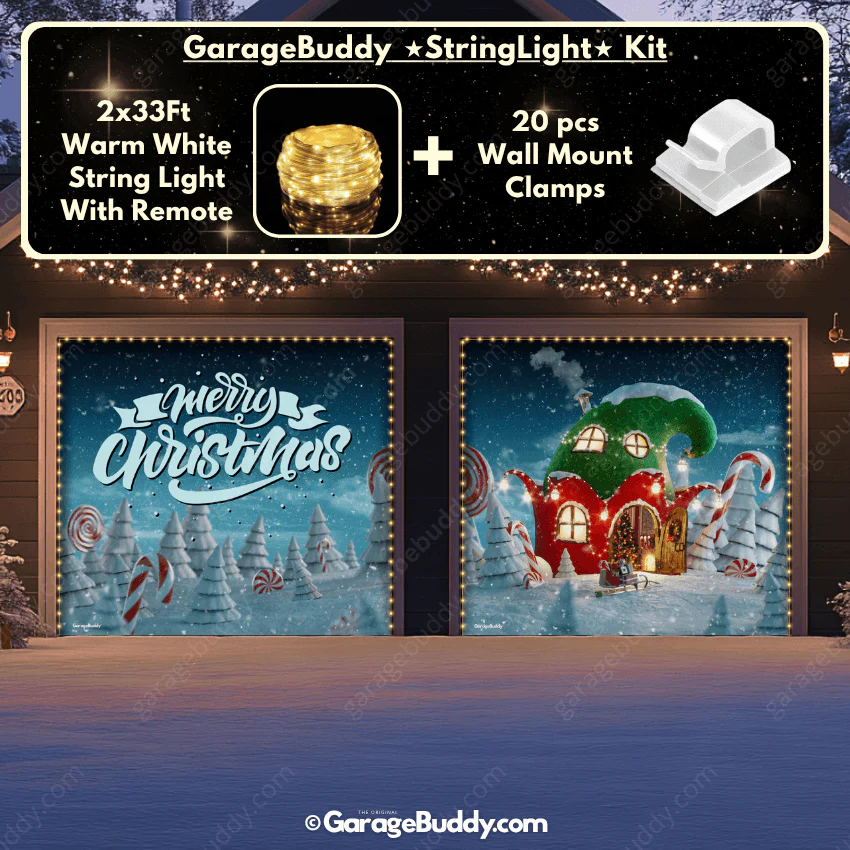 Christmas Wonderland | Christmas Garage Door Cover - Image 13