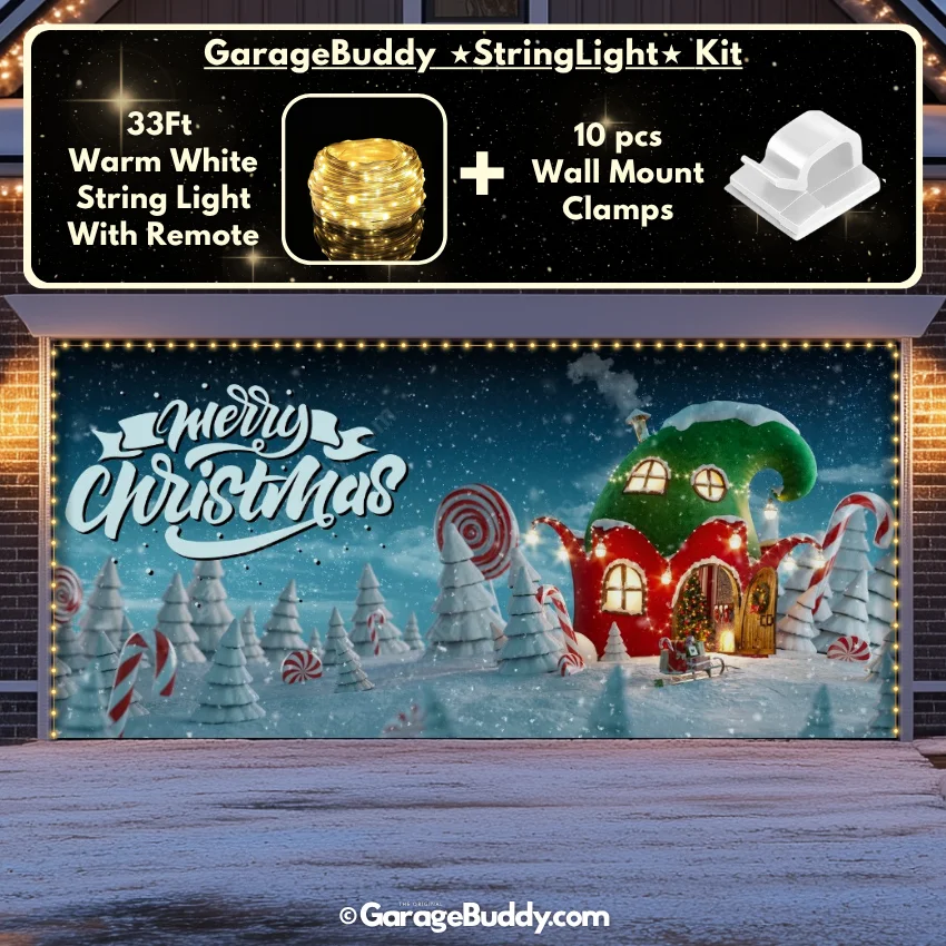 Christmas Wonderland | Christmas Garage Door Cover - Image 16