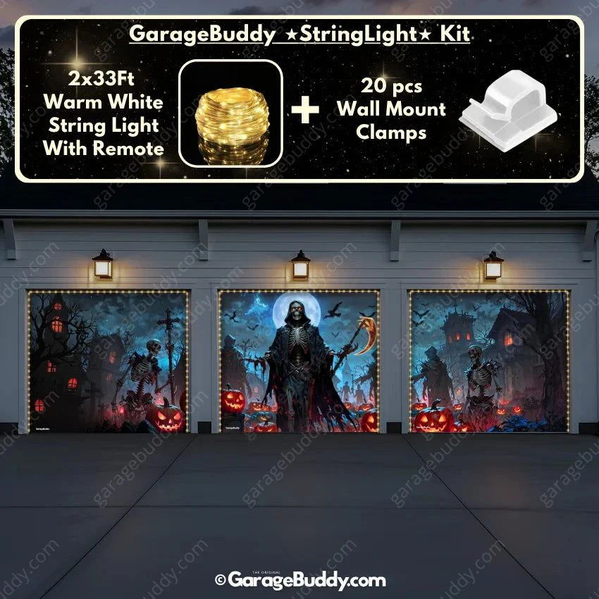 Cursed Night (Glow) | Halloween Garage Door Cover - Image 11