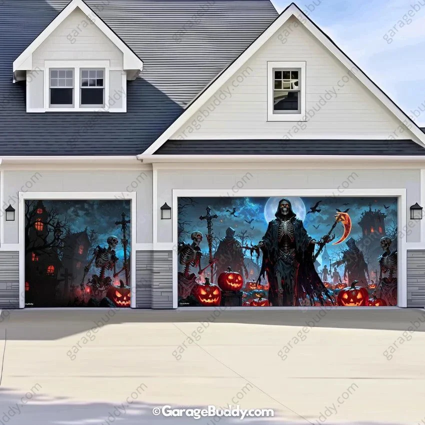 Cursed Night (Glow) | Halloween Garage Door Cover - Image 12