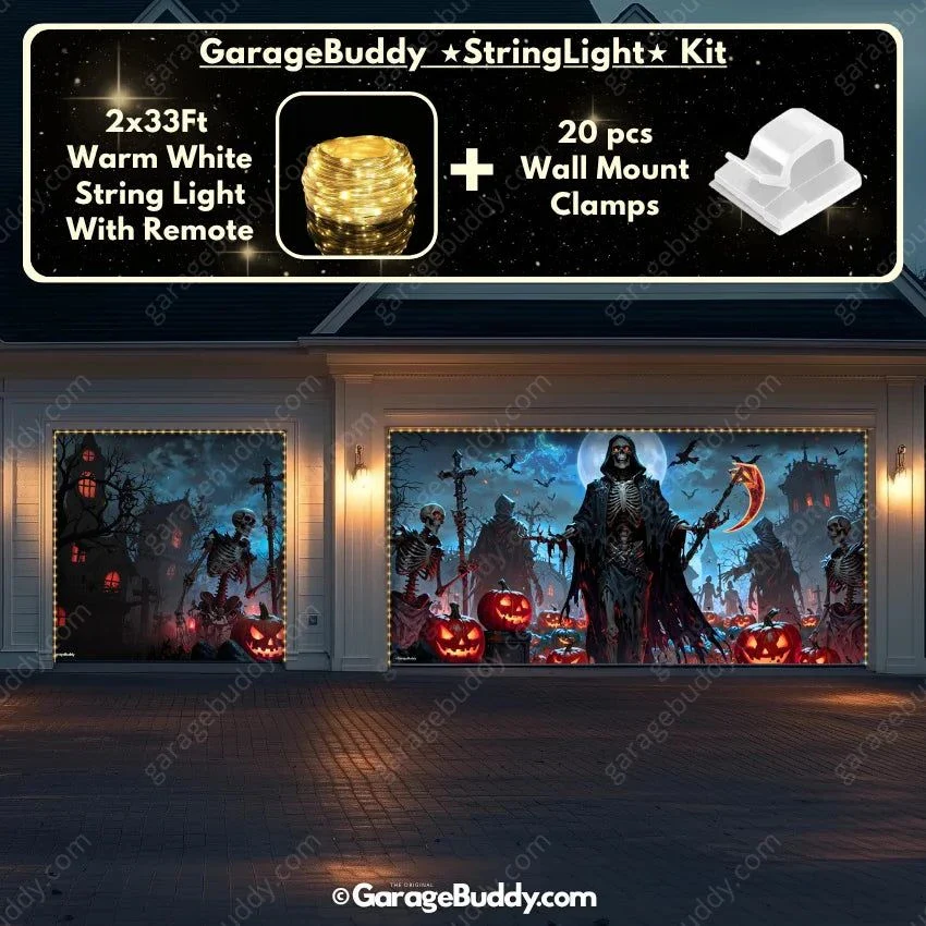 Cursed Night (Glow) | Halloween Garage Door Cover - Image 16