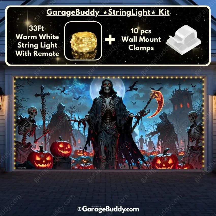Cursed Night (Glow) | Halloween Garage Door Cover - Image 20