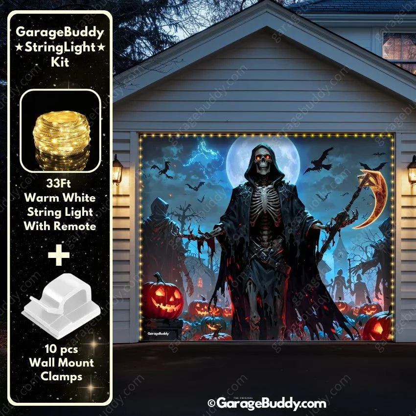 Cursed Night (Glow) | Halloween Garage Door Cover - Image 7