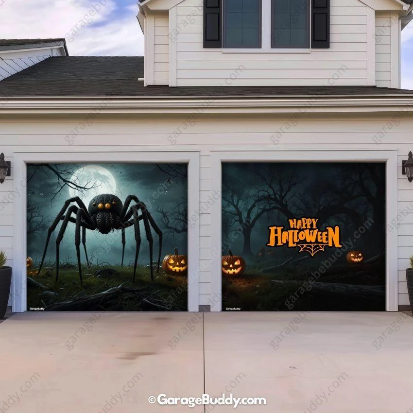 Giant Spider | Halloween Garage Door Cover - Image 8