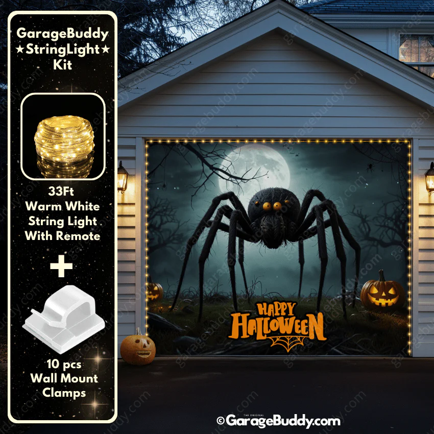 Giant Spider | Halloween Garage Door Cover - Image 9