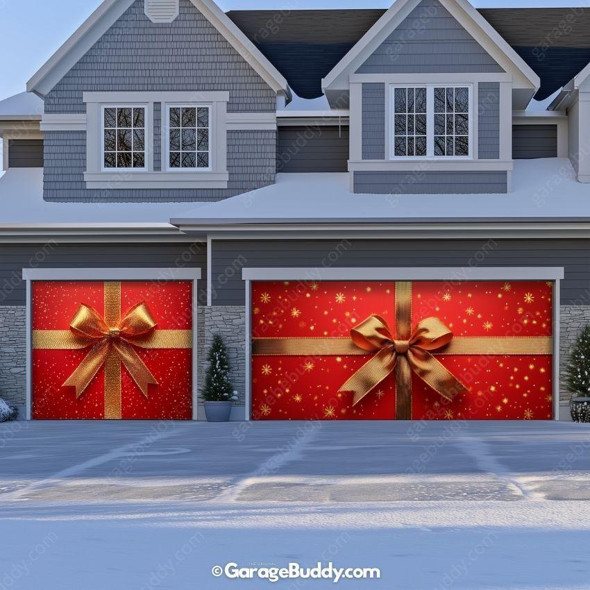 Gift Wrap | Christmas Garage Door Cover - Image 13
