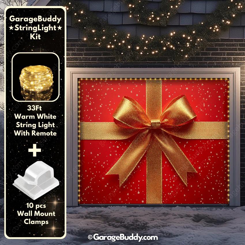 Gift Wrap | Christmas Garage Door Cover - Image 16