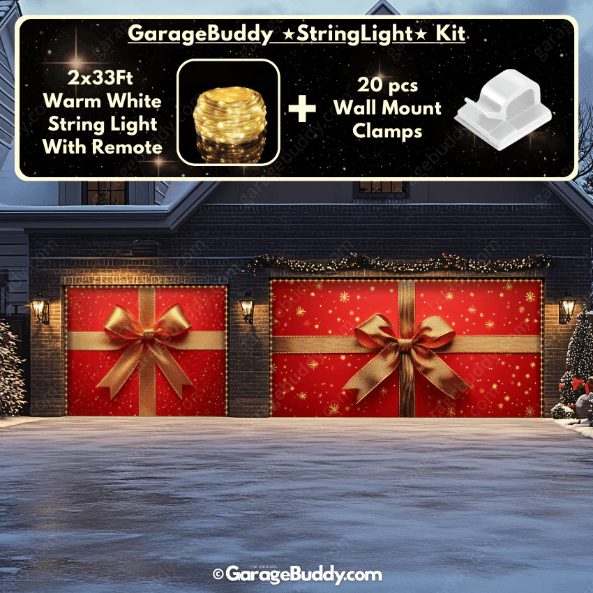 Gift Wrap | Christmas Garage Door Cover - Image 19