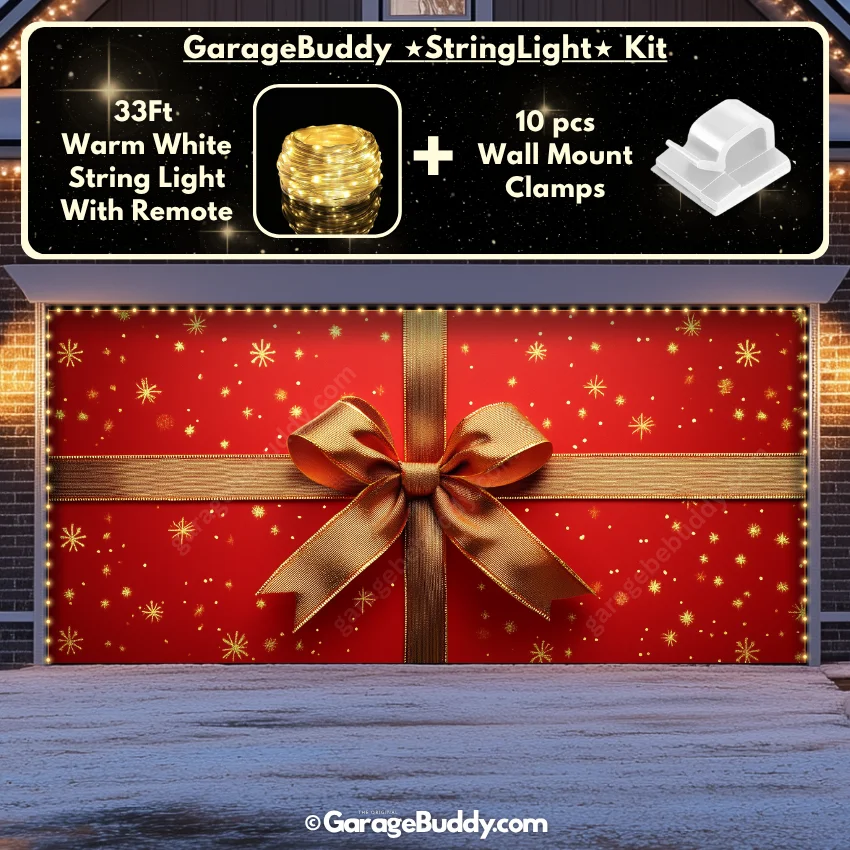 Gift Wrap | Christmas Garage Door Cover - Image 24