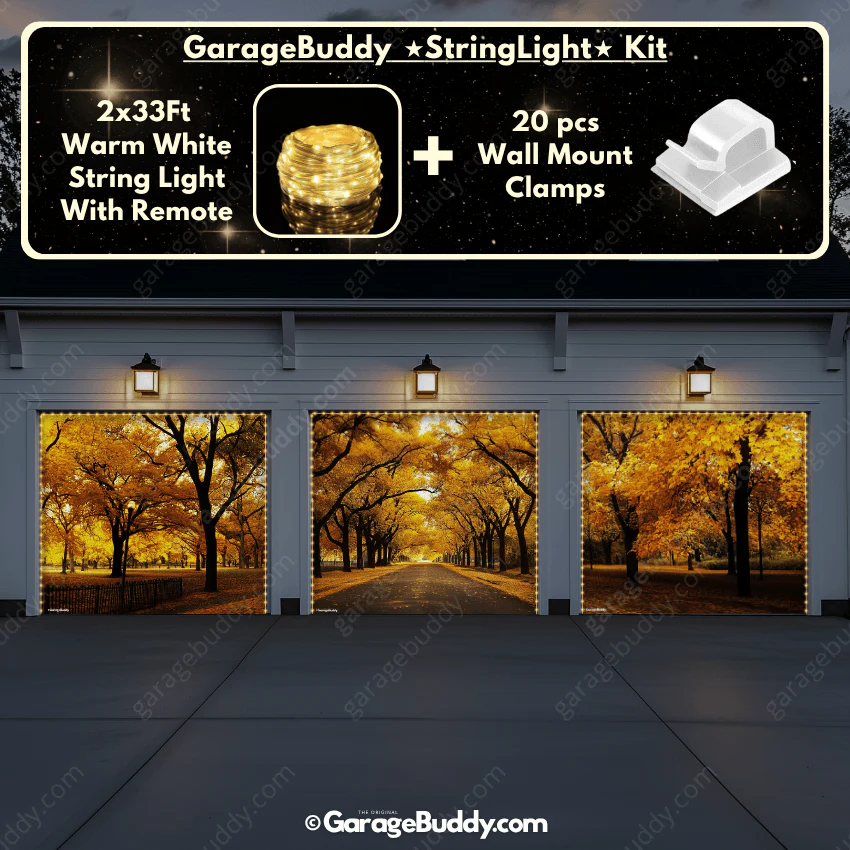 Golden Trail | Nature Garage Door Cover - Image 17