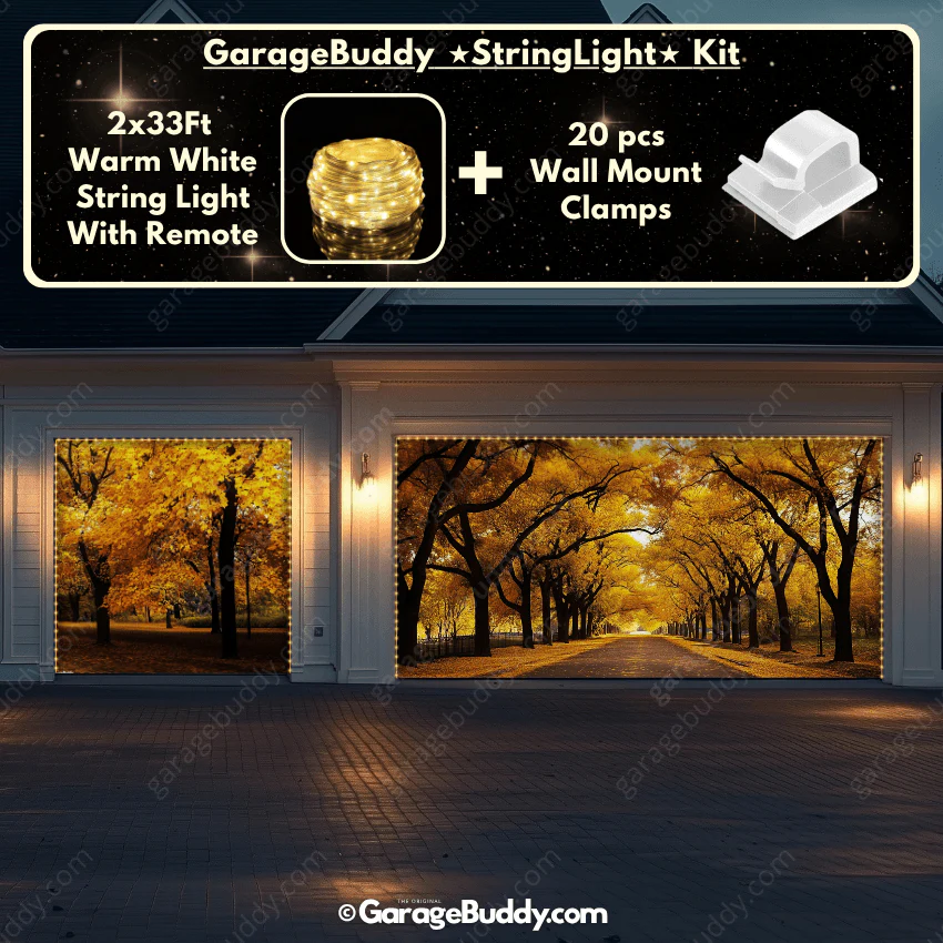 Golden Trail | Nature Garage Door Cover - Image 18