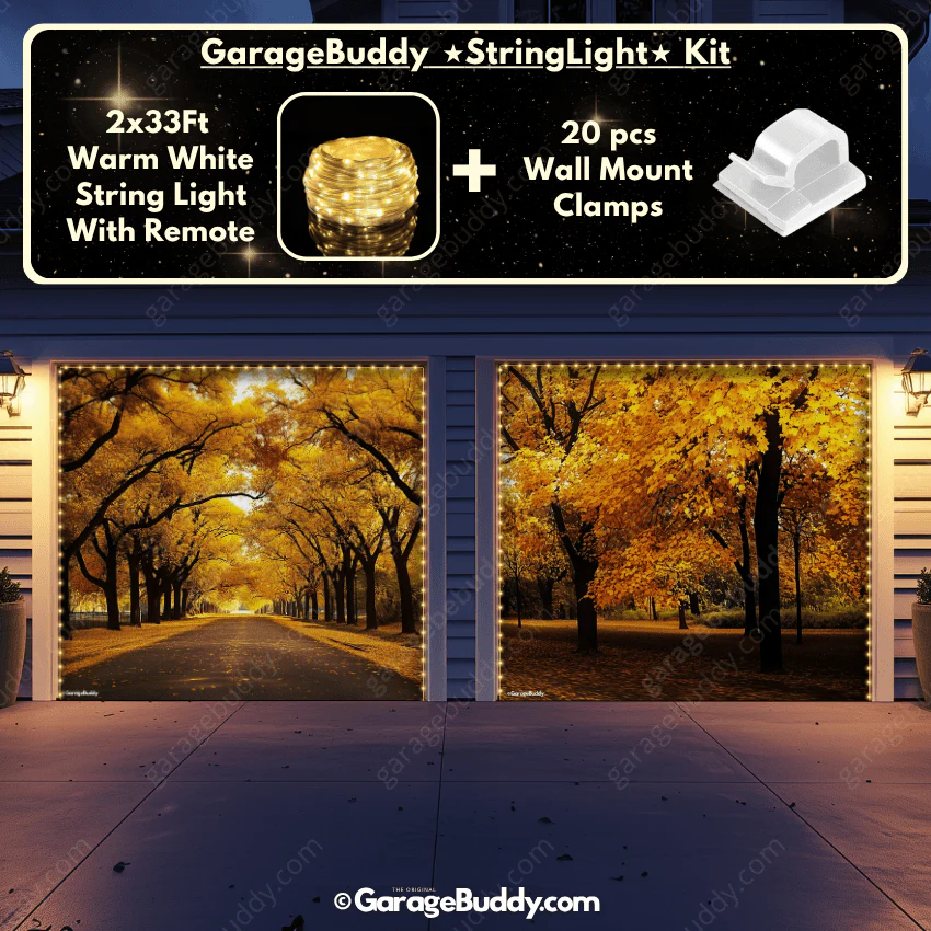 Golden Trail | Nature Garage Door Cover - Image 19