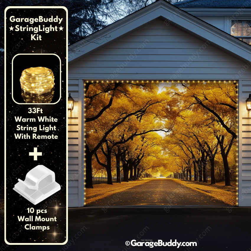 Golden Trail | Nature Garage Door Cover - Image 7
