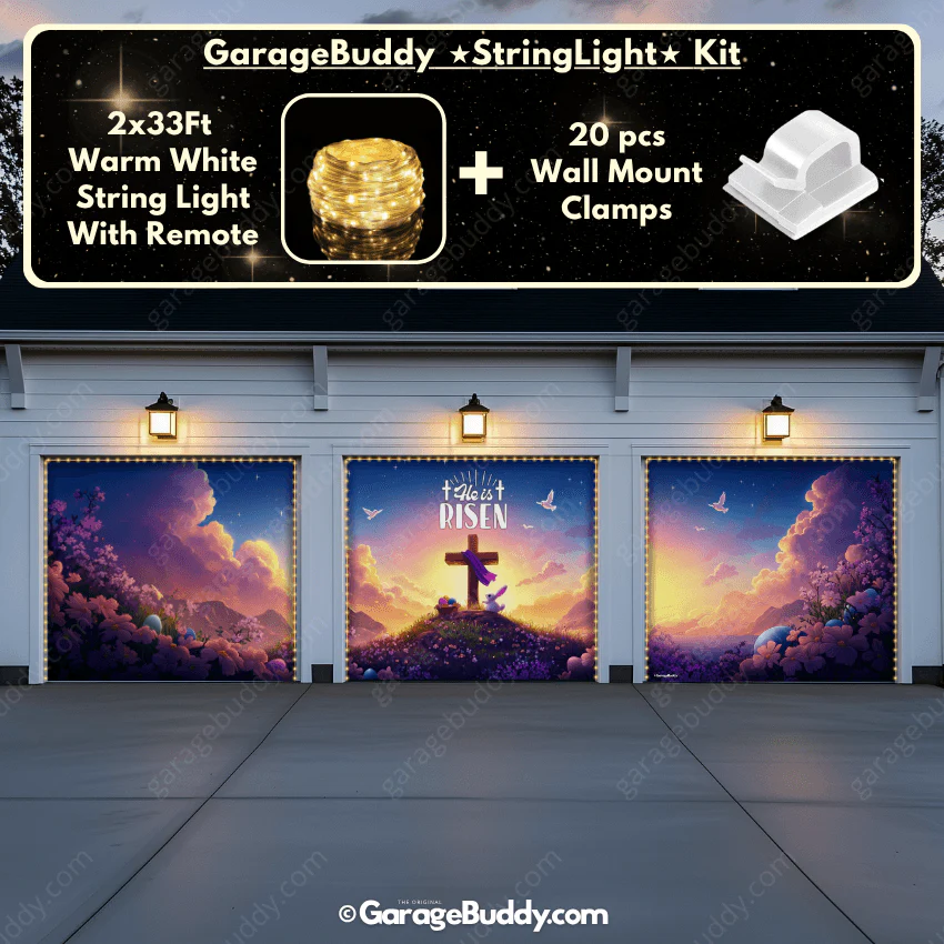 He Is Risen (Easter) | Festive Garage Door Cover - Image 22