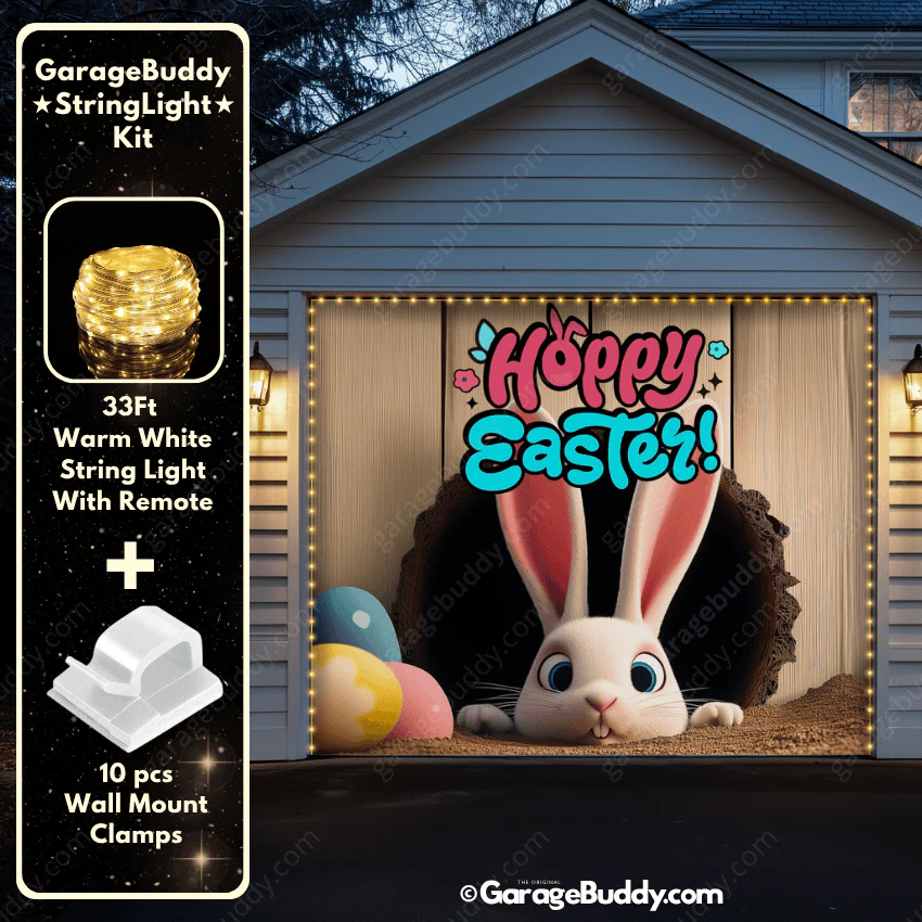 'Hoppy' Easter | Festive Garage Door Cover - Image 14