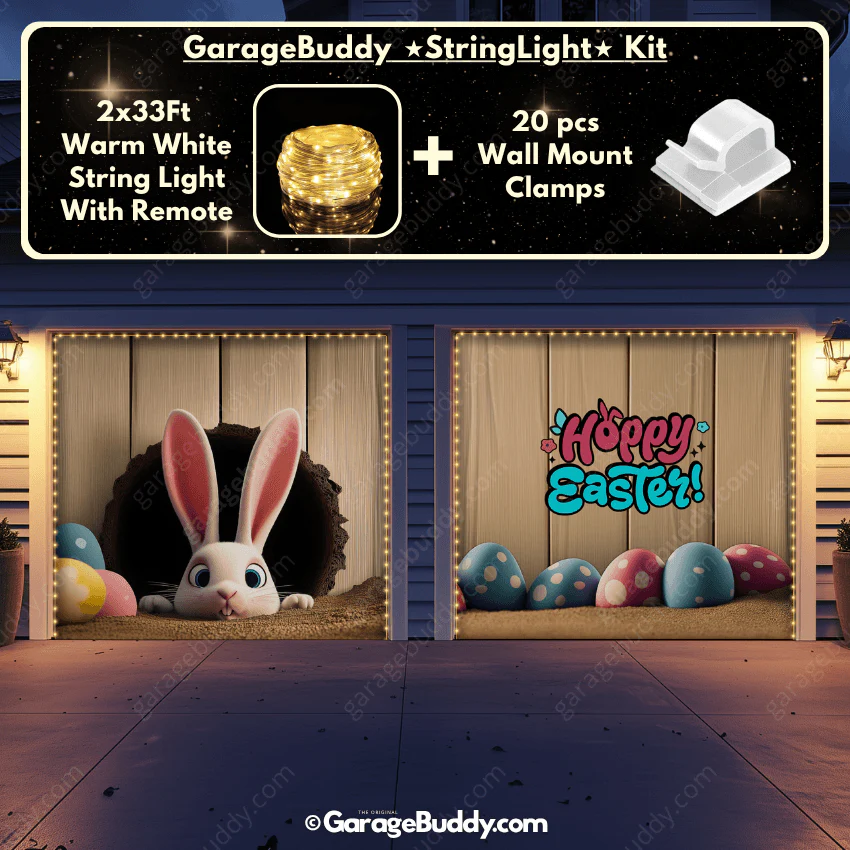'Hoppy' Easter | Festive Garage Door Cover - Image 16