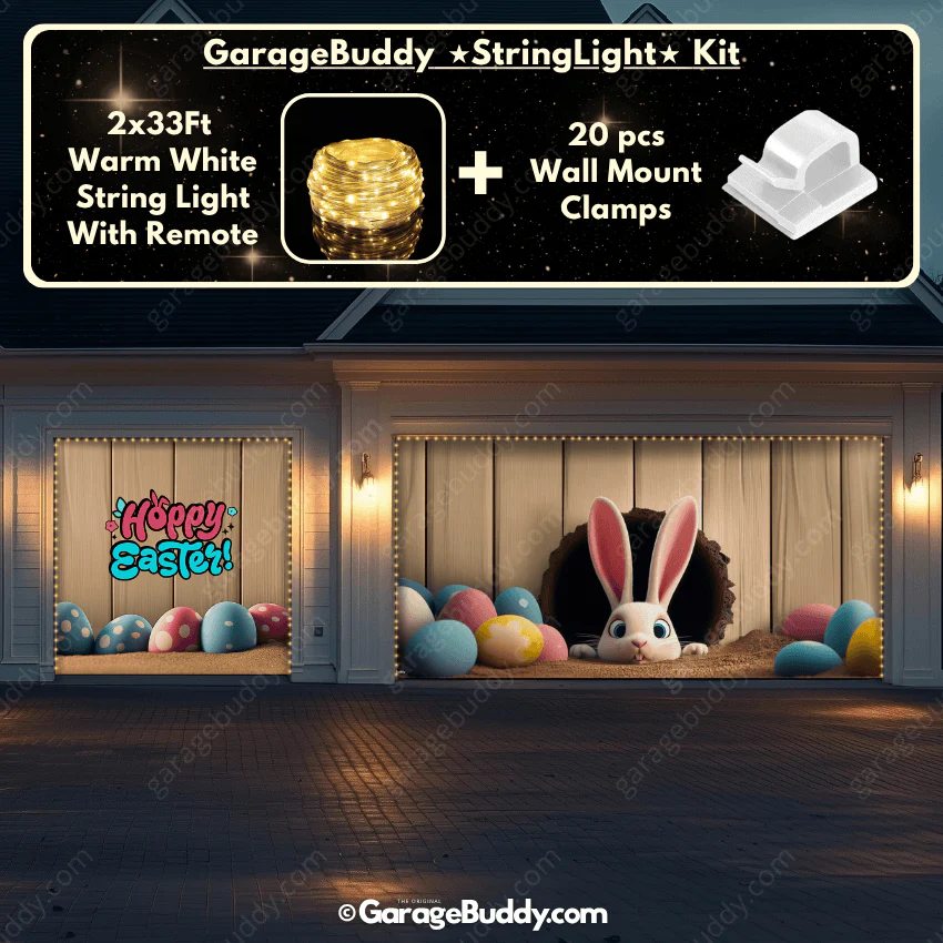 'Hoppy' Easter | Festive Garage Door Cover - Image 18
