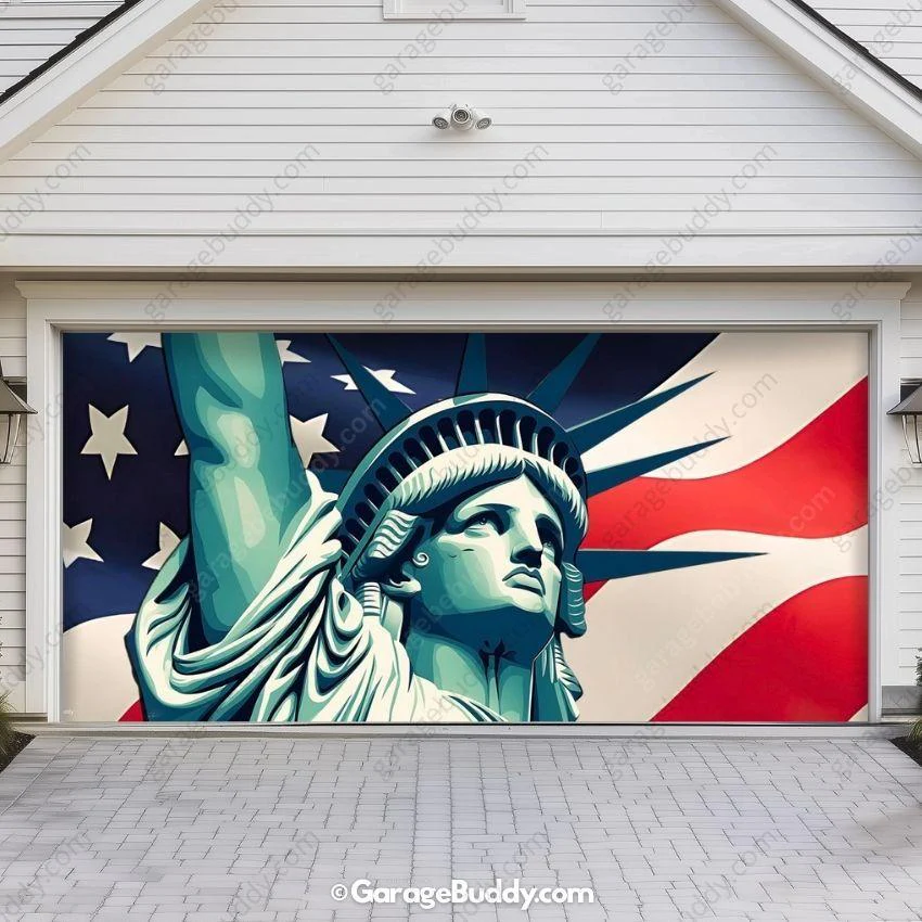 Liberty Stripes | Patriotic Garage Door Cover - Image 5