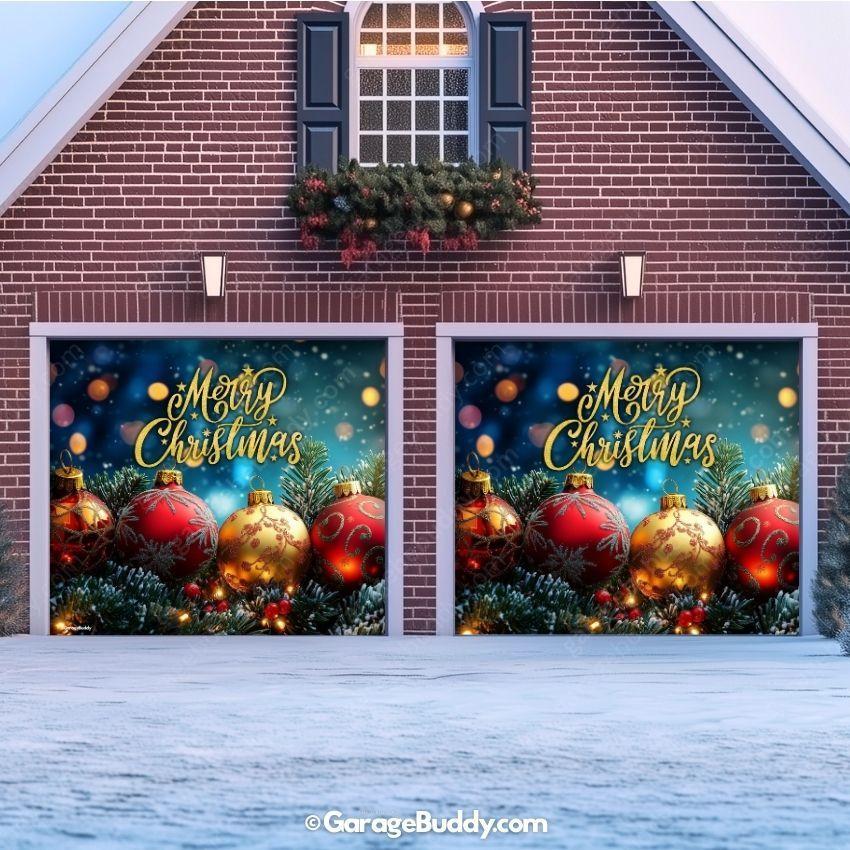 Merry Christmas | Christmas Garage Door Cover - Image 3
