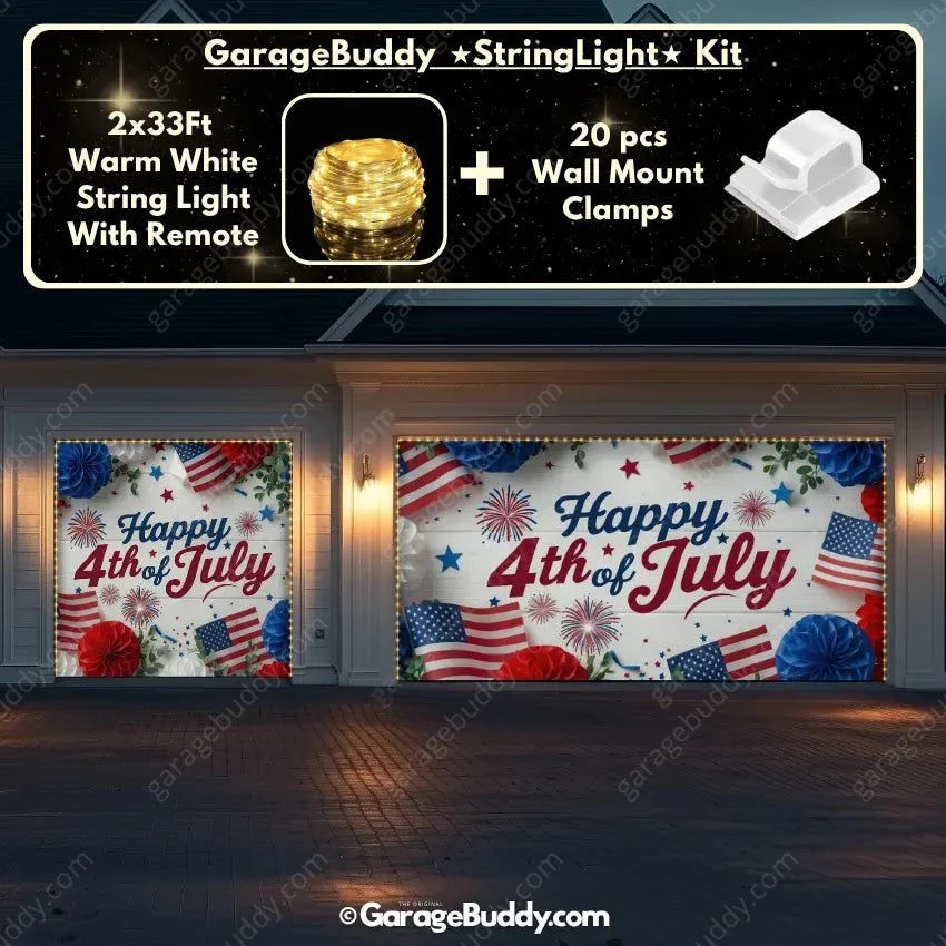 Happy 4th of July | Patriotic Garage Door Cover - Image 20