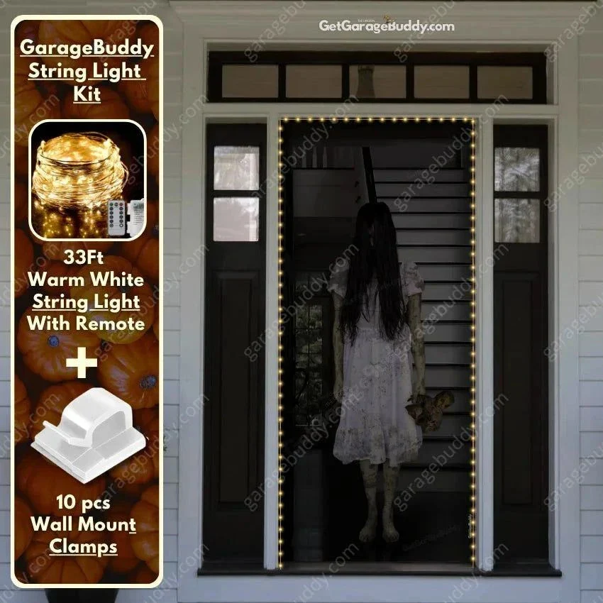 Possessed Girl | Halloween Front Door Cover - Image 7