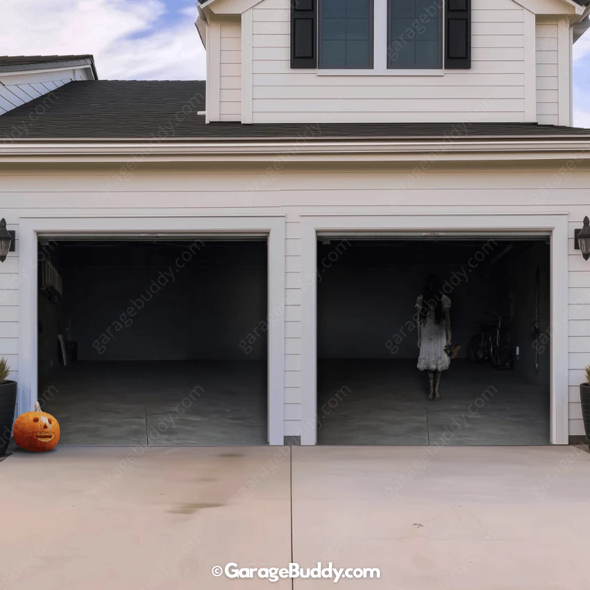 Possessed Girl | Halloween Garage Door Cover - Image 8