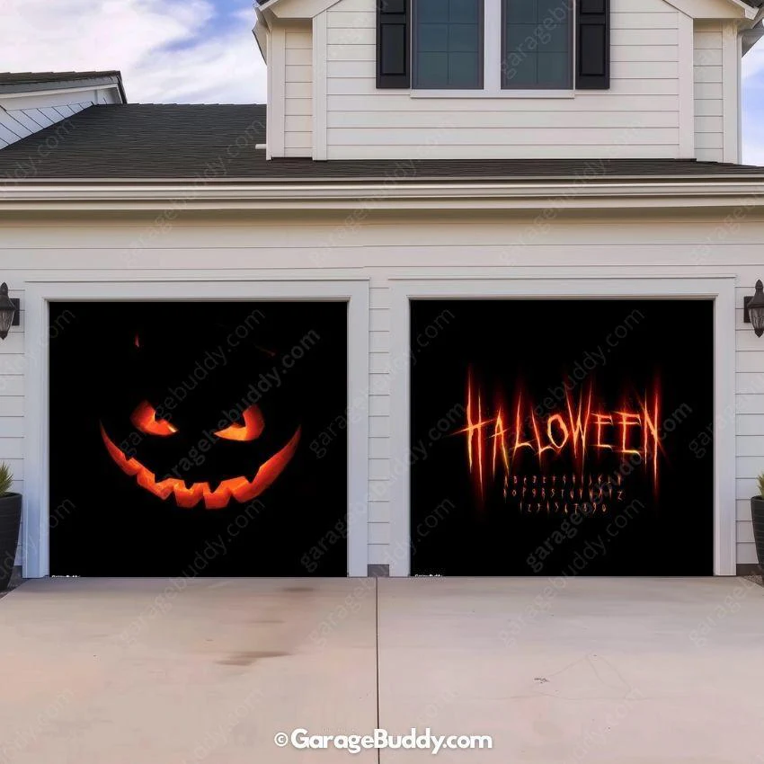 Spooky Halloween | Halloween Garage Door Cover - Image 7