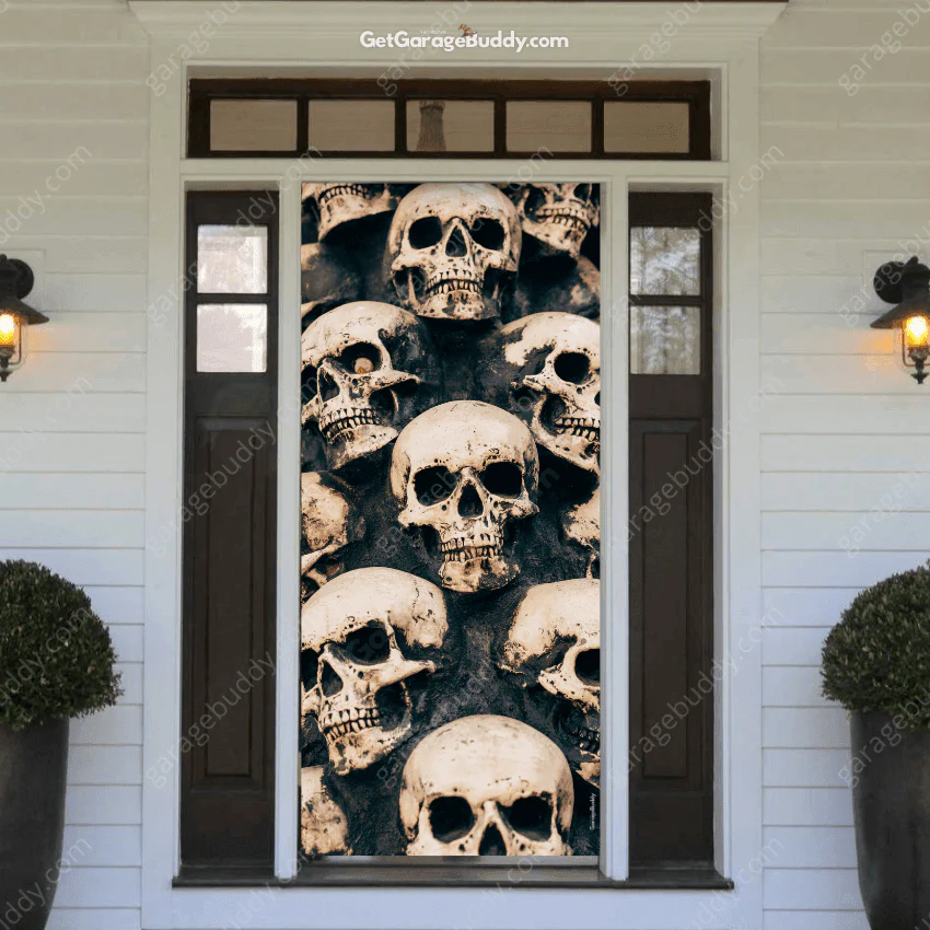 Skulls | Halloween Front Door Cover - Image 6