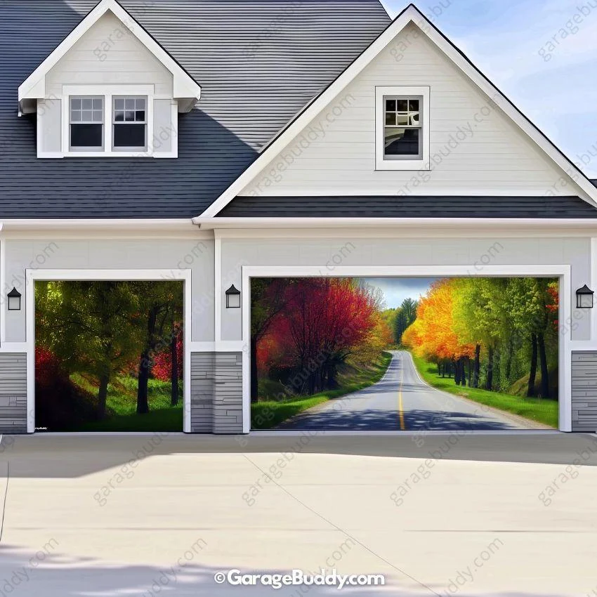 Spring Drive | Nature Garage Door Cover - Image 5
