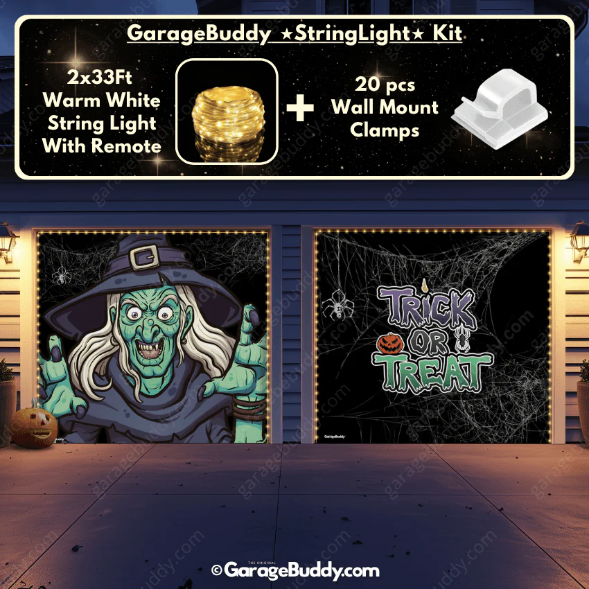Ugly Witch | Halloween Garage Door Cover - Image 12