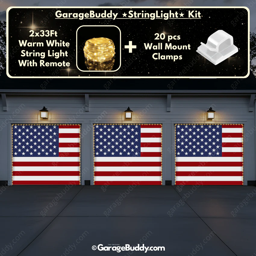 United States Of America Flag | Patriotic Garage Door Cover - Image 14