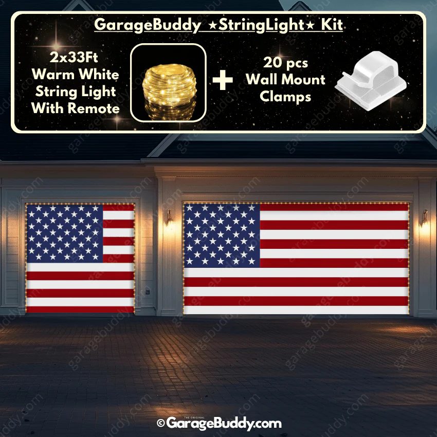 United States Of America Flag | Patriotic Garage Door Cover - Image 17