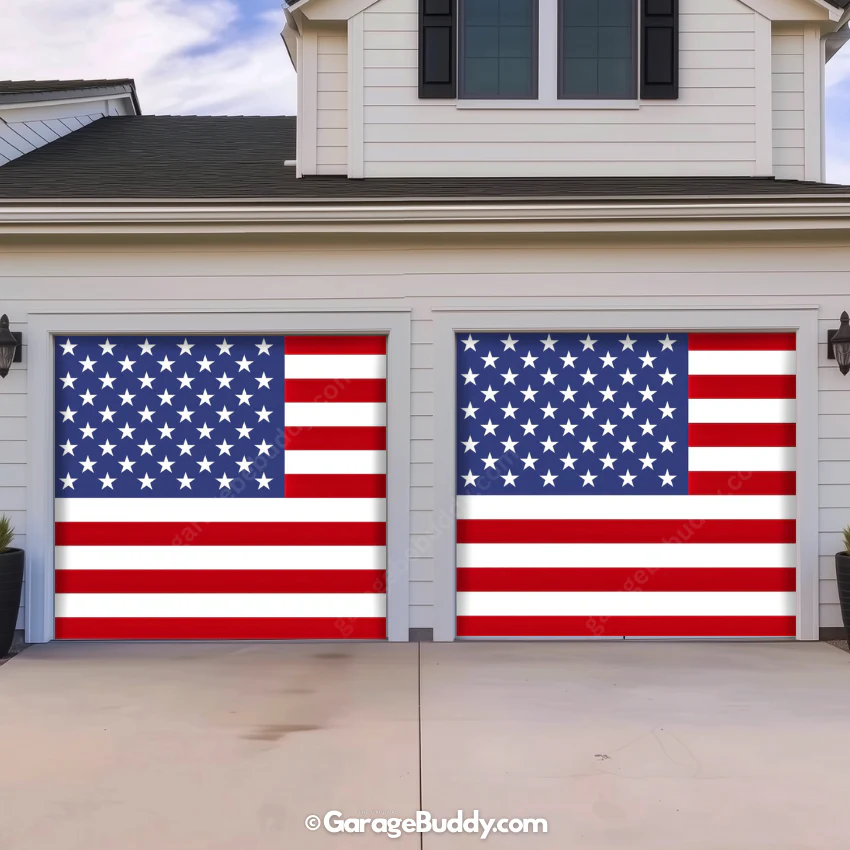 United States Of America Flag | Patriotic Garage Door Cover - Image 18