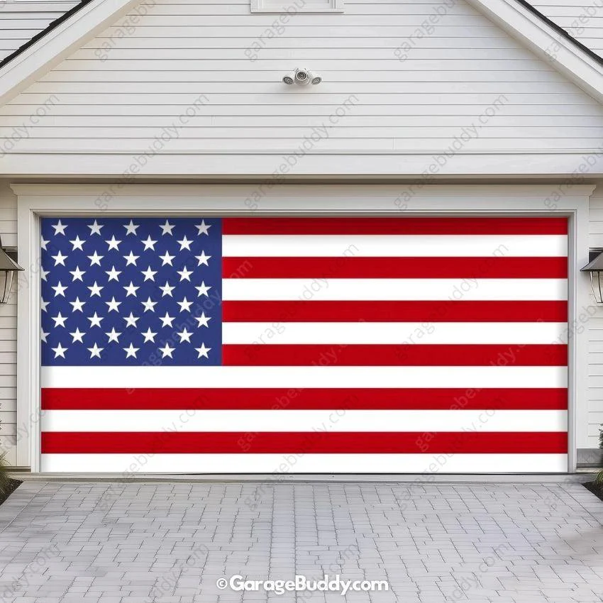 United States Of America Flag | Patriotic Garage Door Cover - Image 3