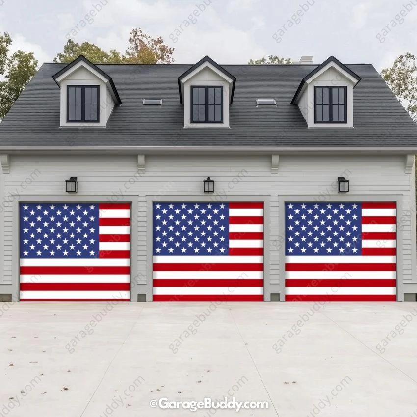 United States Of America Flag | Patriotic Garage Door Cover - Image 9
